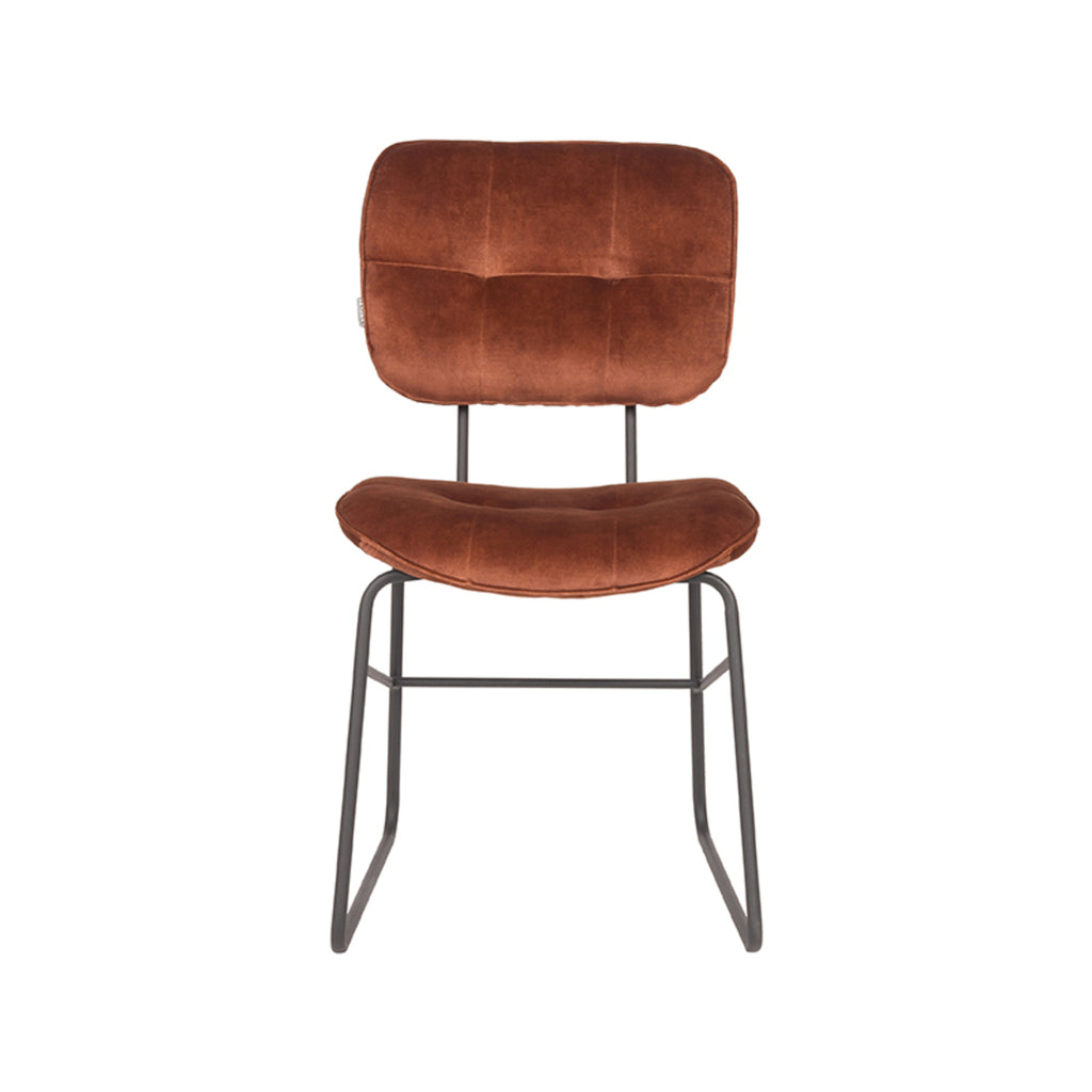 Eetkamerstoel Dez - Rust - Velours