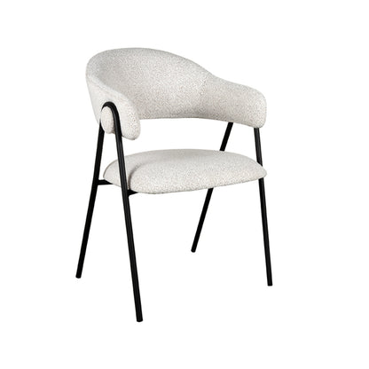 Eetkamerstoel Lowen - Ivory - Boucle