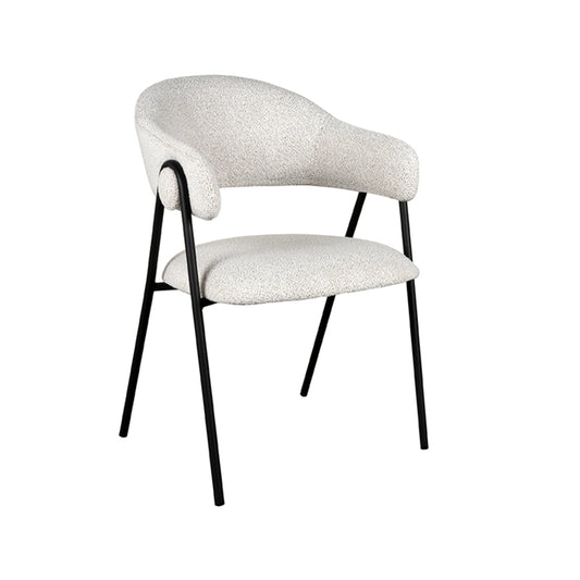 Eetkamerstoel Lowen - Ivory - Boucle