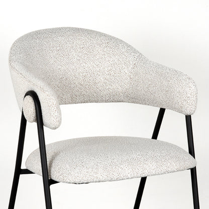 Eetkamerstoel Lowen - Ivory - Boucle