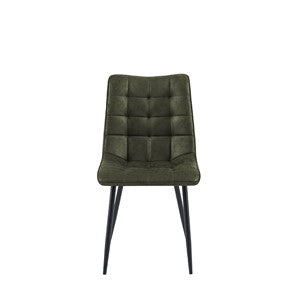 Eetkamerstoel Lucille Army Groen 4 pieces a box