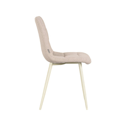 Eetkamerstoel Nino - Naturel - Boucle