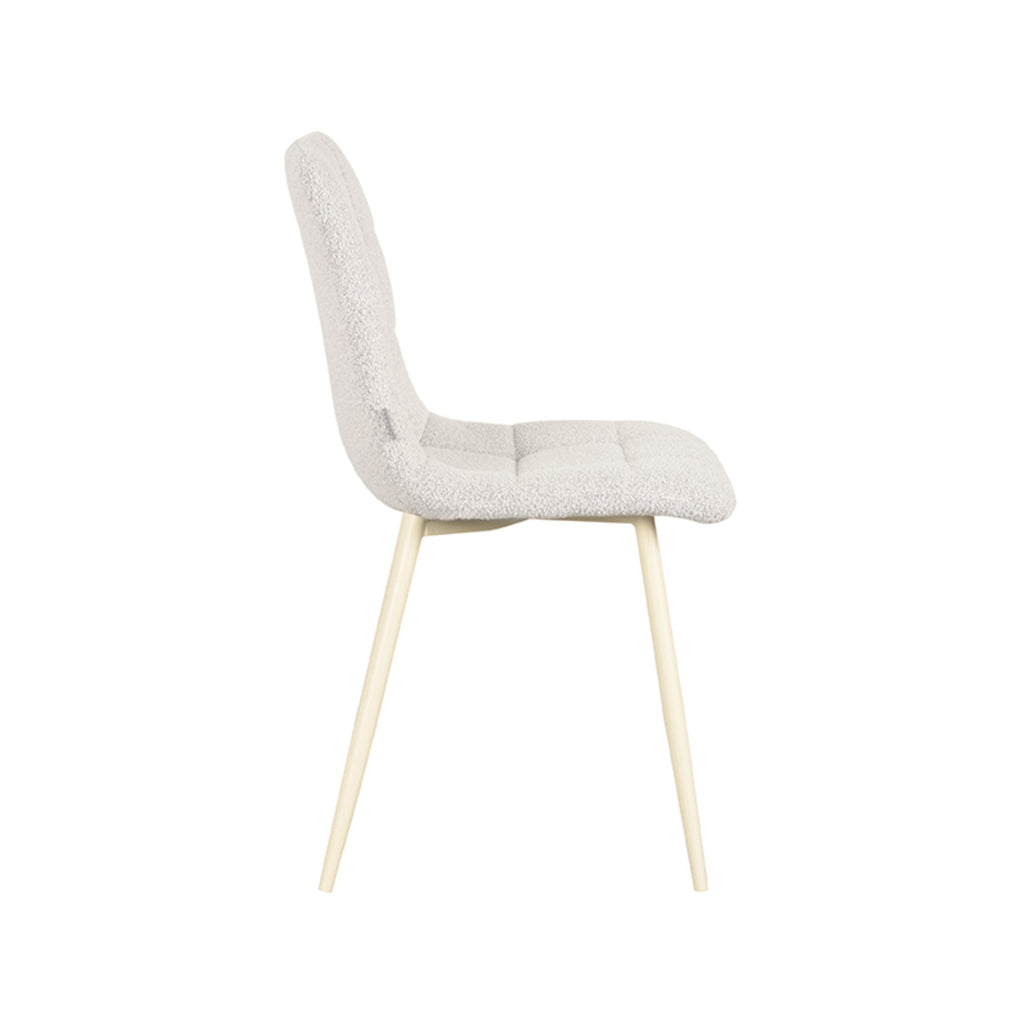 Eetkamerstoel Nino - Naturel - Boucle