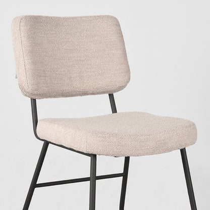 Eetkamerstoel Noah - Naturel - Boucle