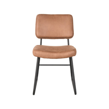 Eetkamerstoel Noah - Cognac - Microfiber