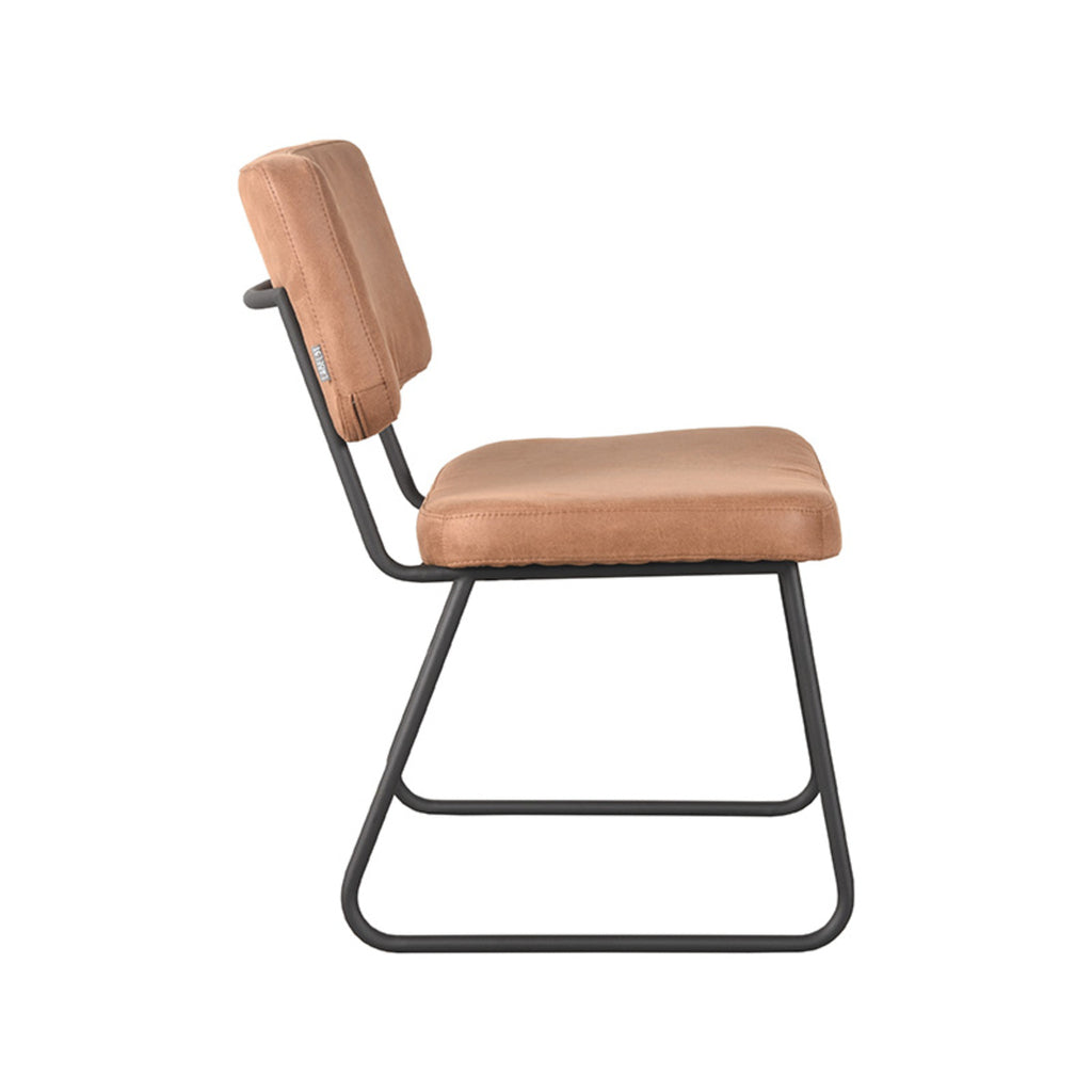 Eetkamerstoel Noah - Cognac - Microfiber