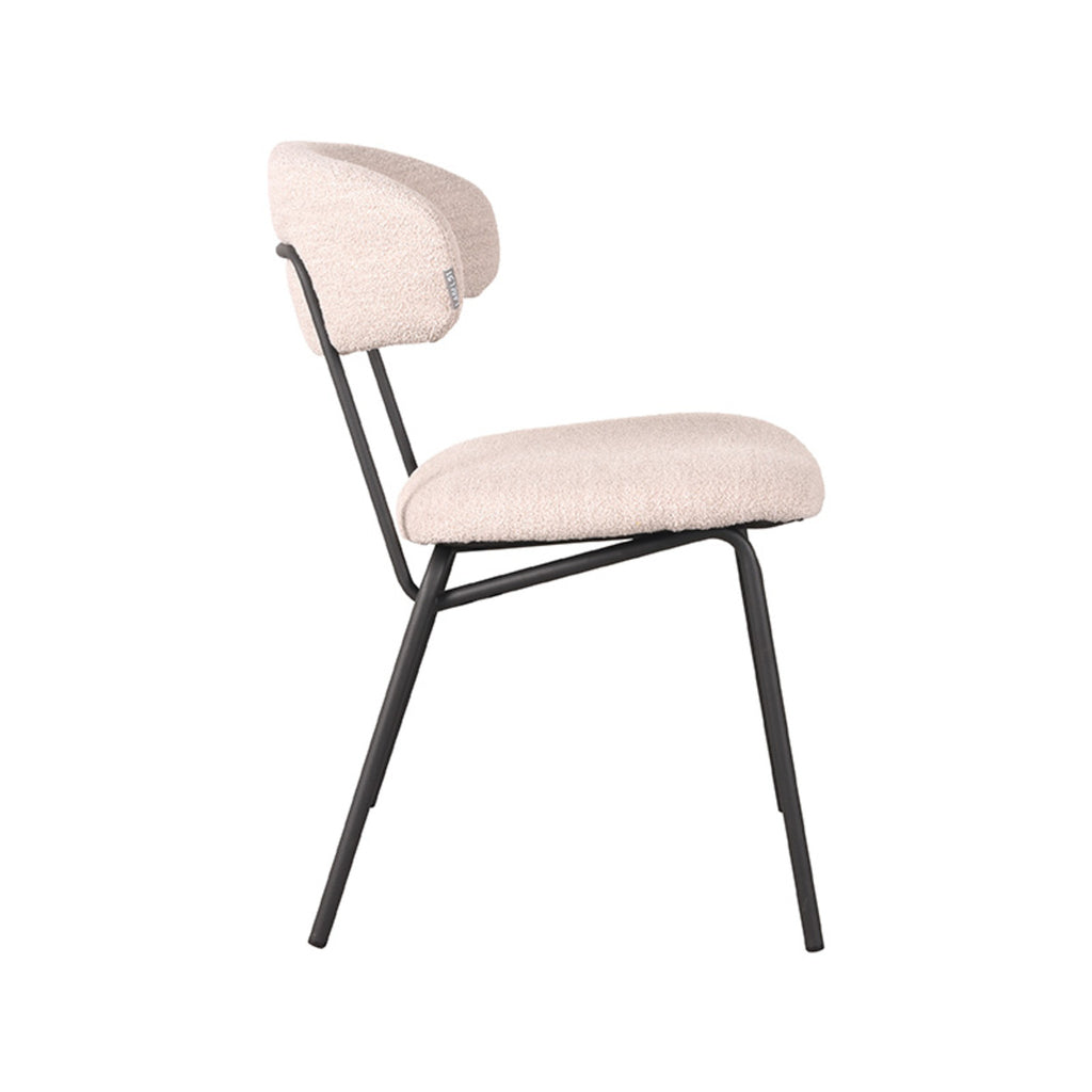 Eetkamerstoel Zack - Naturel - Boucle