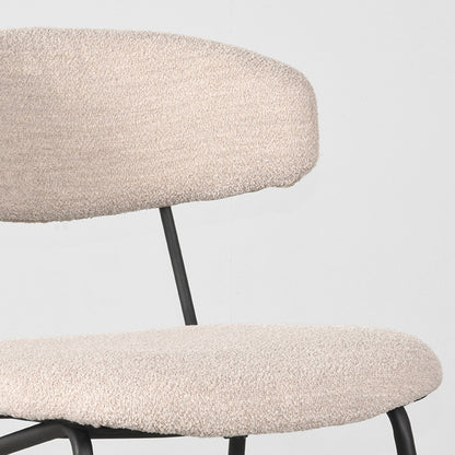Eetkamerstoel Zack - Naturel - Boucle