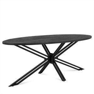 Eettafel Ellips Yana Zwart 220