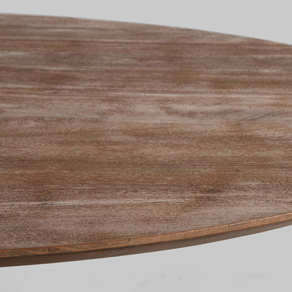 Eetkamertafel Otto - Espresso - Mangohout - 130 cm