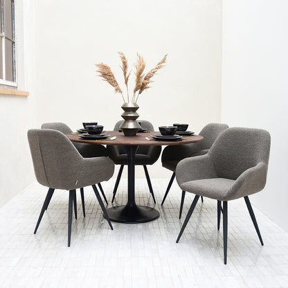 Eetkamertafel Otto - Espresso - Mangohout - 130 cm