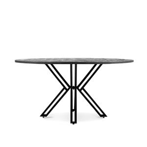 Eettafel Rond Yana Zwart 140