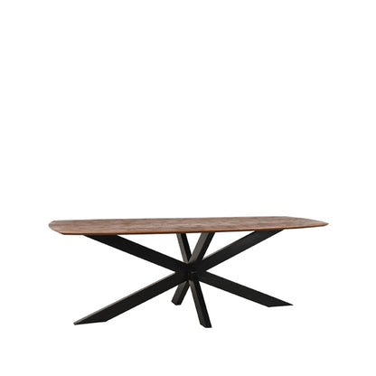 Eetkamertafel Zane - Espresso - Mangohout
