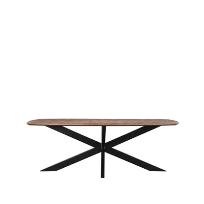 Eetkamertafel Zane - Espresso - Mangohout