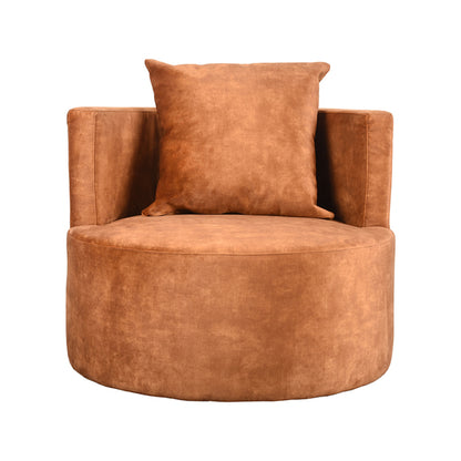 Fauteuil Evy - Oker - Velours