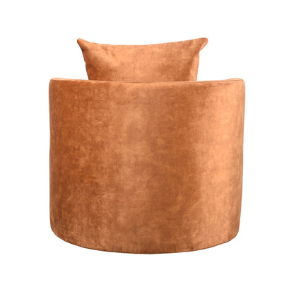 Fauteuil Evy - Oker - Velours
