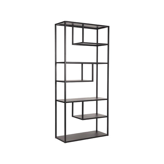 Boekkast Loft - Zwart - Metaal