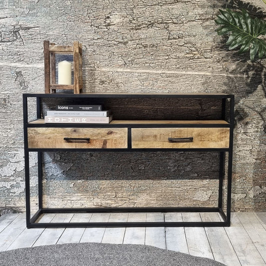 Jax 2 Drawer Console Table 120