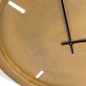 Kleine Gouden Wandklok