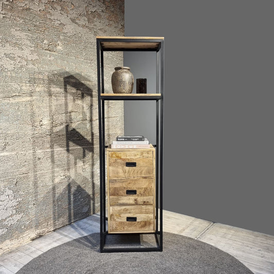 Len 3 Drawer Bookshelf 60