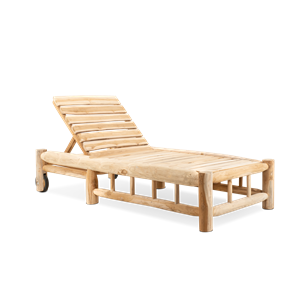 Ligstoel met Wielen Barney Teak
