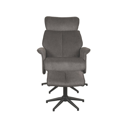 Relaxfauteuil Verdal + Ottomane 77x79x109 cm