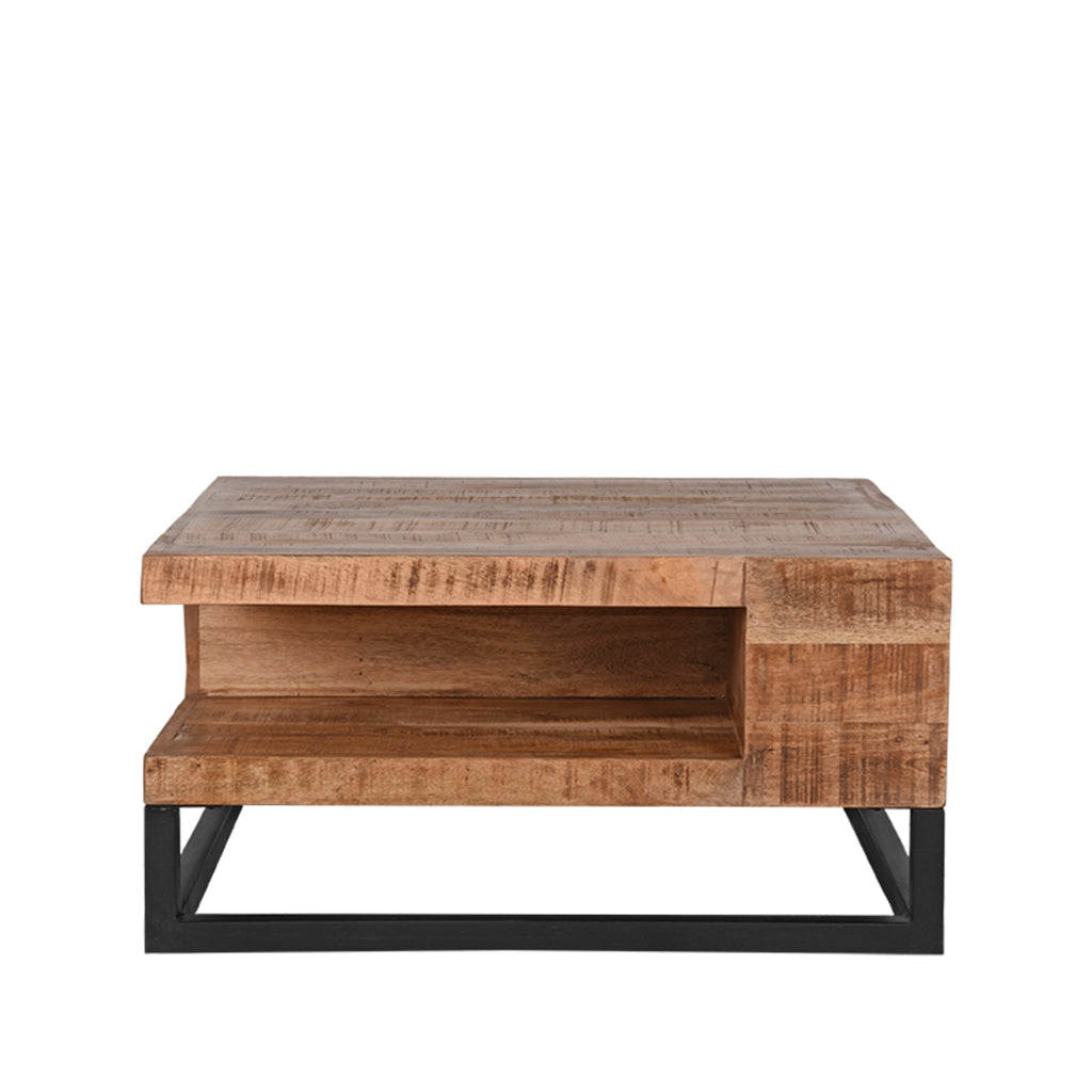 Salontafel Cube - Rough - Mangohout
