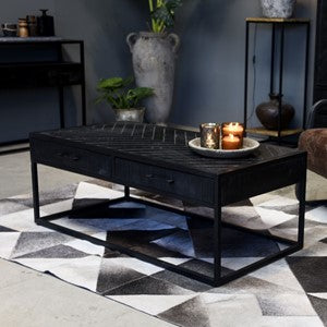 Salontafel Jax Zwart 120