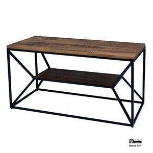 Salontafel Rechthoekig met Legplank
