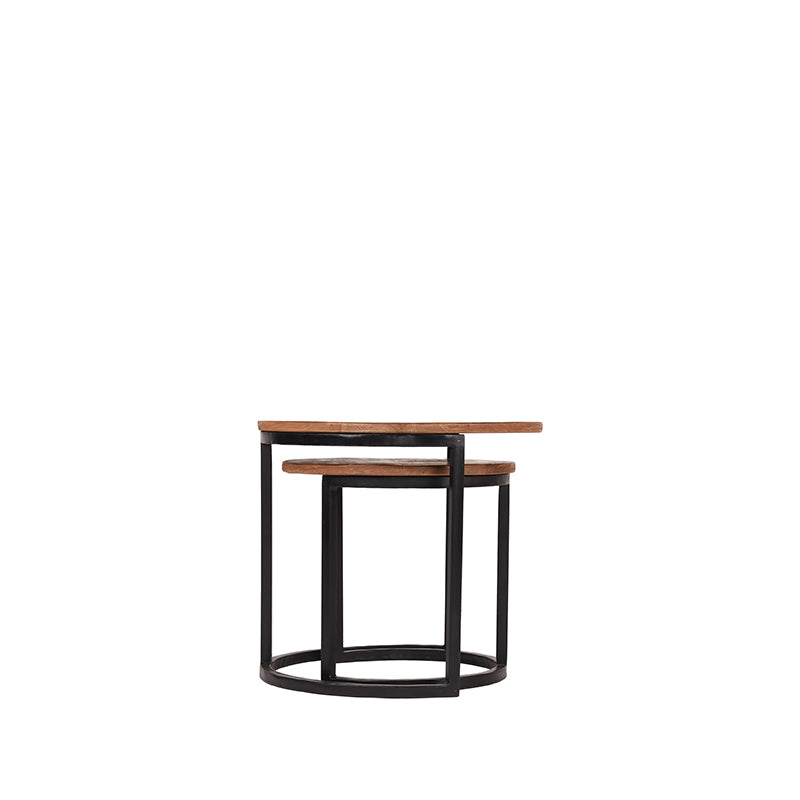 Salontafel Set Duo - Rough - Mangohout
