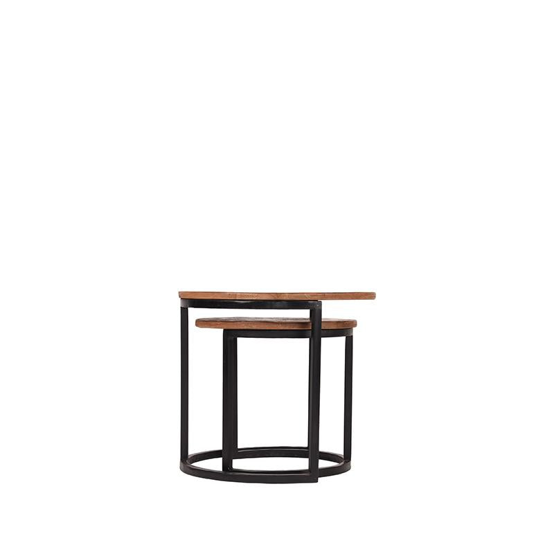 Salontafel Set Duo - Rough - Mangohout
