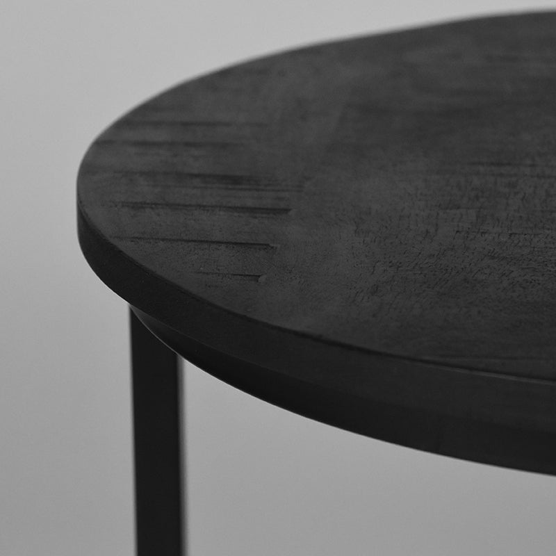 Salontafel Duo - Zwart - Mangohout