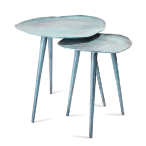 Sidetable Blauw Patina 34,5