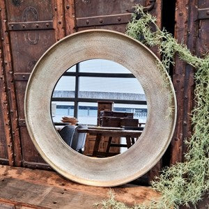 Spiegel Rond Goud Medium