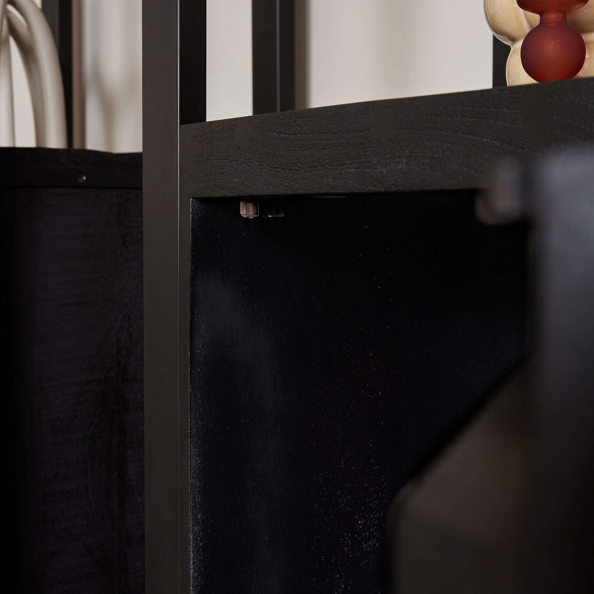 Boekenkast Boaz Black 3 lades | 55 cm