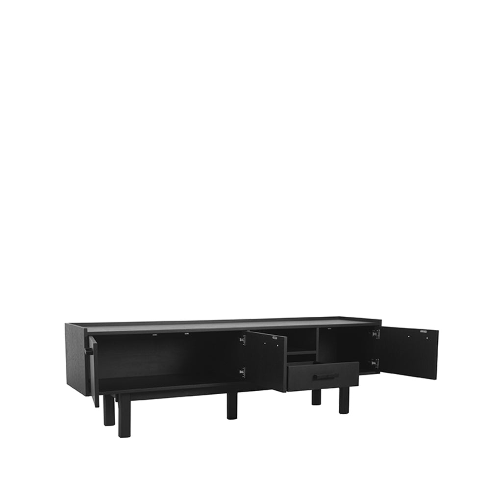 Dressoir Cali - Zwart - Eiken