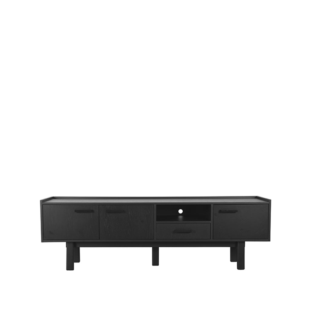 Dressoir Cali - Zwart - Eiken