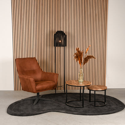 Vloerkleden Mody - Antraciet - Synthetisch - 160x230 cm