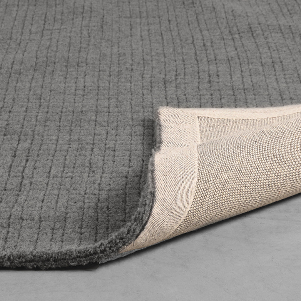 Vloerkleden Wolly - Antraciet - Wol - 160x230