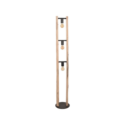 Vloerlamp Woody - Rough - Hout